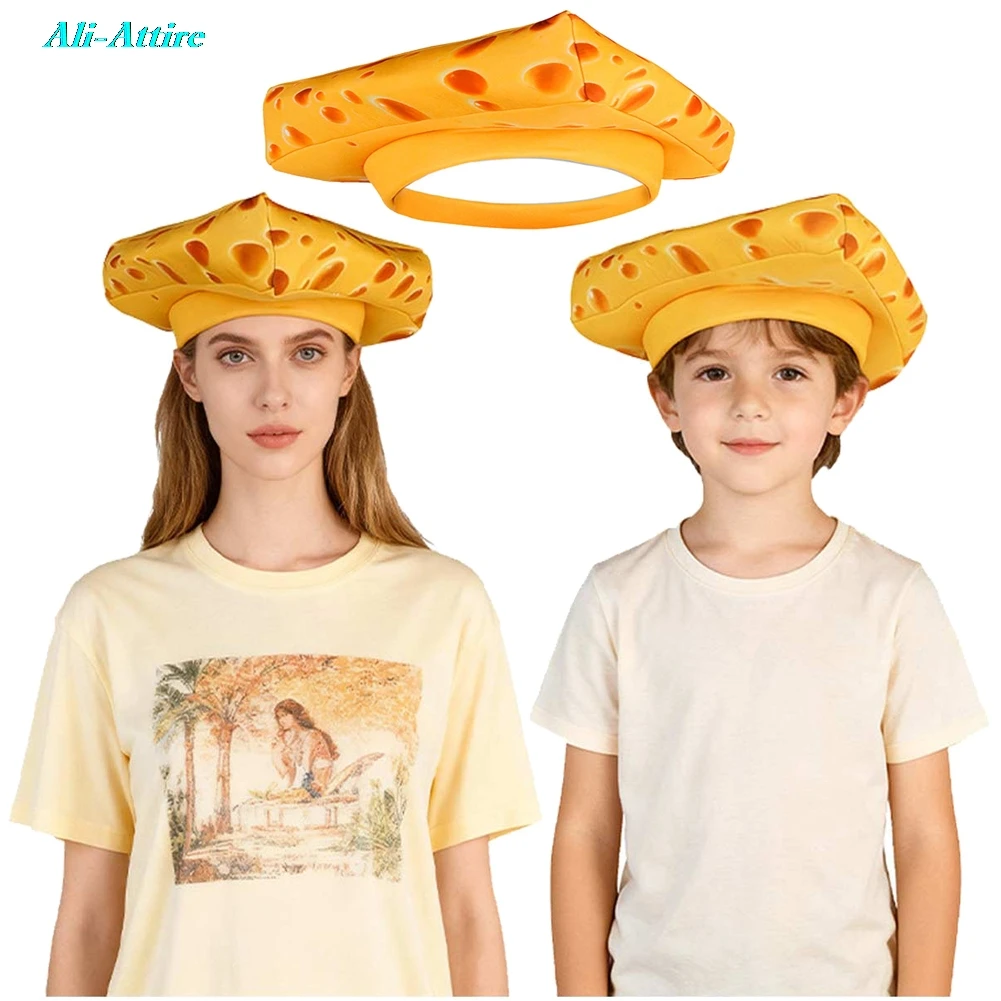 Halloween Cosplay Cheese Hat Adults Kids Accessories Party Disguise Unisex Carnival Halloween Roleplay Toy Props Outfits Suits
Halloween Cosplay Cheese Hat Adults Kids Accessories Party Disguise Unisex Carnival Halloween Roleplay Toy Props Outfits Suits