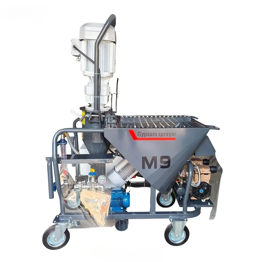 Automatic Wall Rendering Mortar Spray Machine Cement Mortar Gypsum Putty Spray Plaster Machine for Plastering