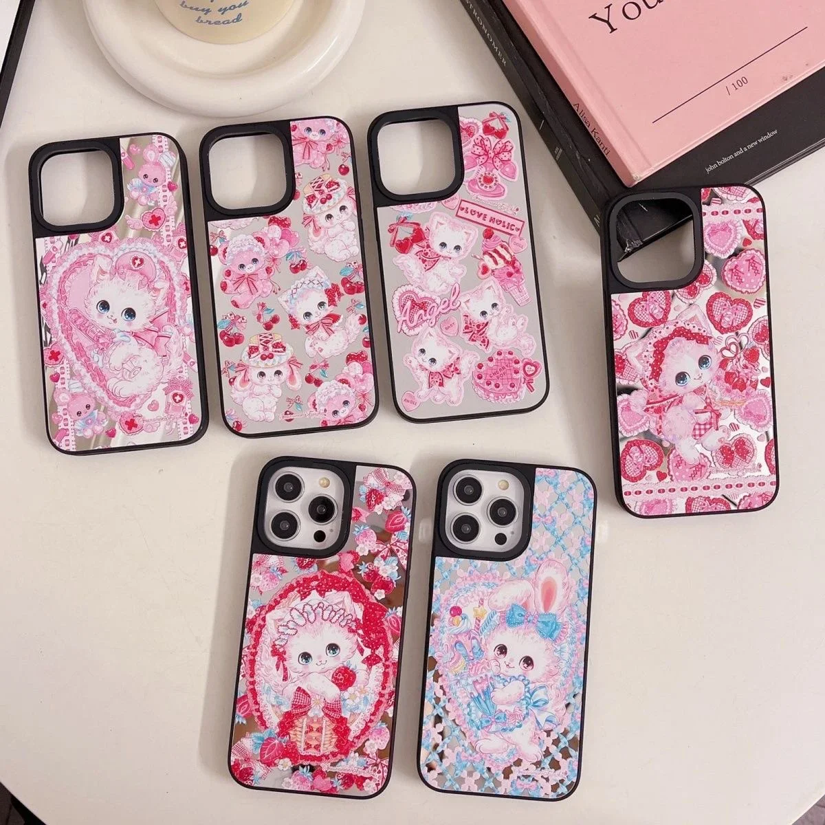 Pink Cat Mirror Surface Phone Case Cover for IPhone 14 13 12 11 15 Pro Max Case for IPhone 15 Pro Max
Pink Cat Mirror Surface Phone Case Cover for IPhone 14 13 12 11 15 Pro Max Case for IPhone 15 Pro Max