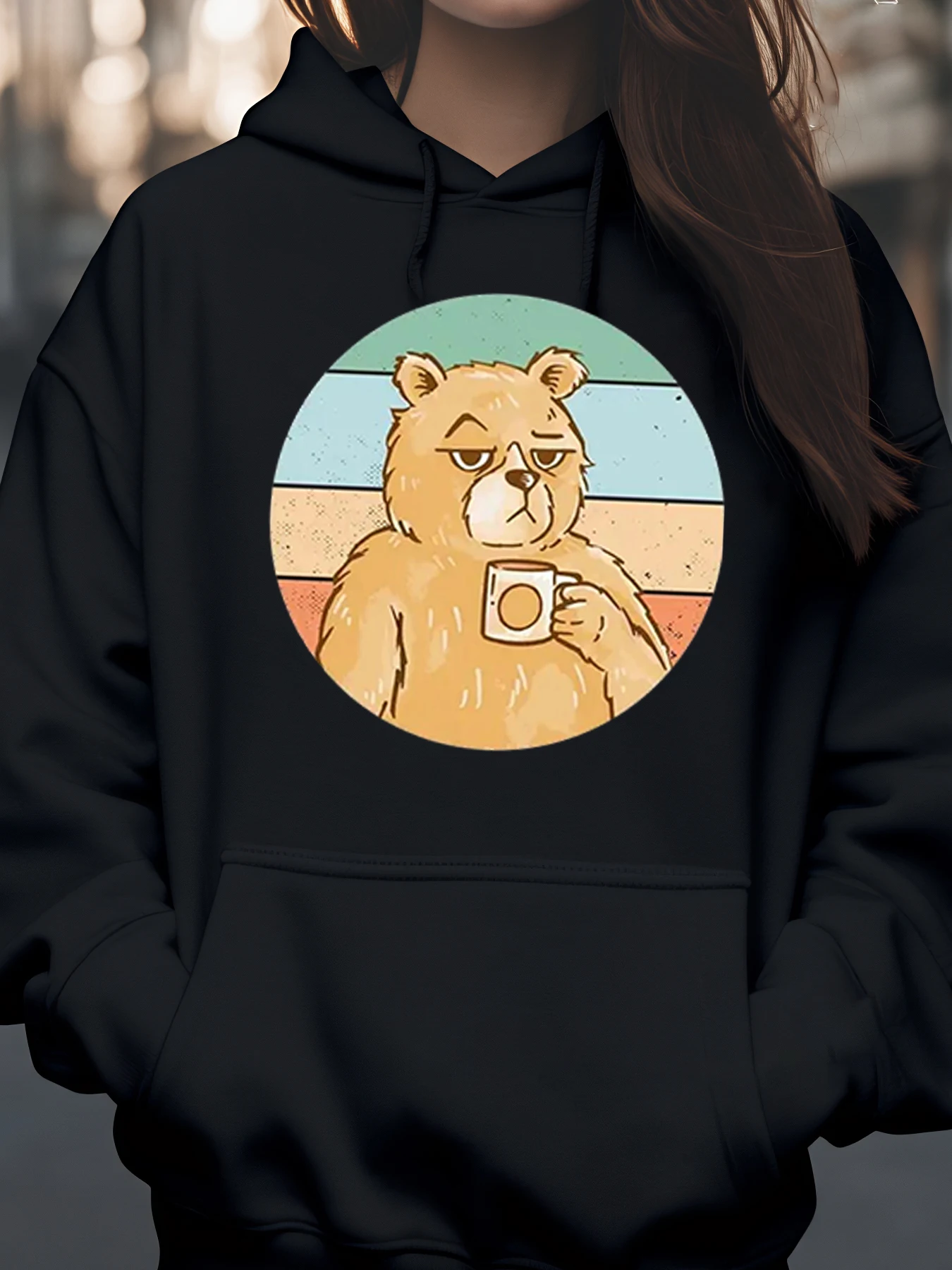 Bear Holding Mug Vintage Design Hoodie for Casual Wear Unisex Style
Bear Holding Mug Vintage Design Hoodie for Casual Wear Unisex Style