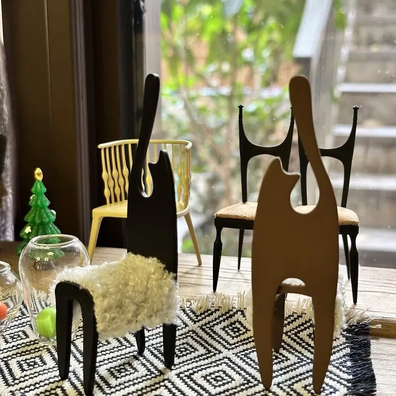 Cattreasure 1:12 Scale Miniature Artistic Furniture Dollhouse Resin Chair Perfect for Mini World -Doll House Mini Furniture
Cattreasure 1:12 Scale Miniature Artistic Furniture Dollhouse Resin Chair Perfect for Mini World -Doll House Mini Furniture