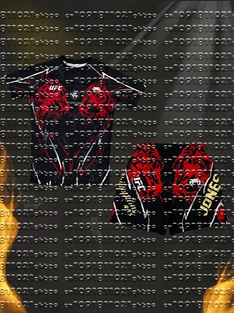 2026 Summer Daily Training Sports Boxing Personalized Short Black and Red Shirt Set Adult Children Fashion Leisure Sports Set
2026 Summer Daily Training Sports Boxing Personalized Short Black and Red Shirt Set Adult Children Fashion Leisure Sports Set
