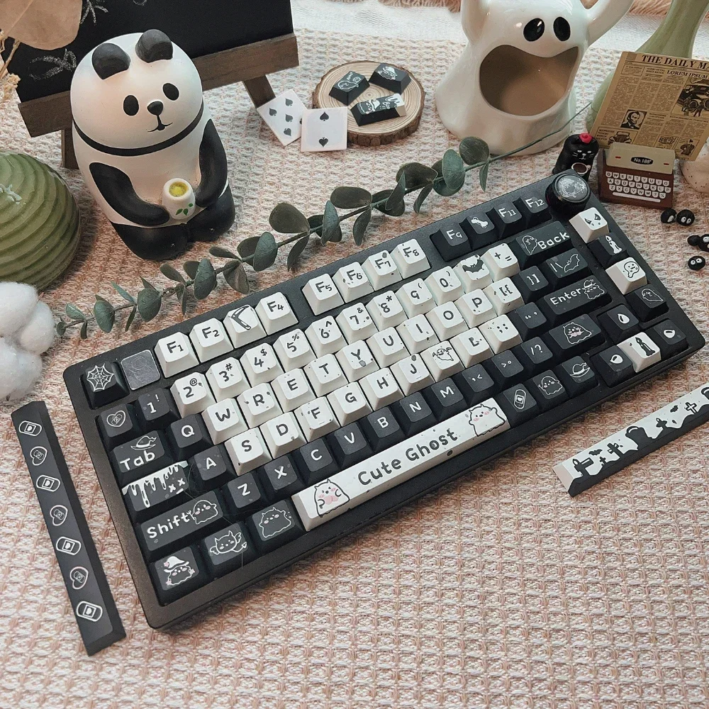 Набор милых ключей с призраками, 140Key PBT оригинальная игровая клавиатура с чернилами и колпачком для механической клавиатуры с изображением вишни
Набор милых ключей с призраками, 140Key PBT оригинальная игровая клавиатура с чернилами и колпачком для механической клавиатуры с изображением вишни