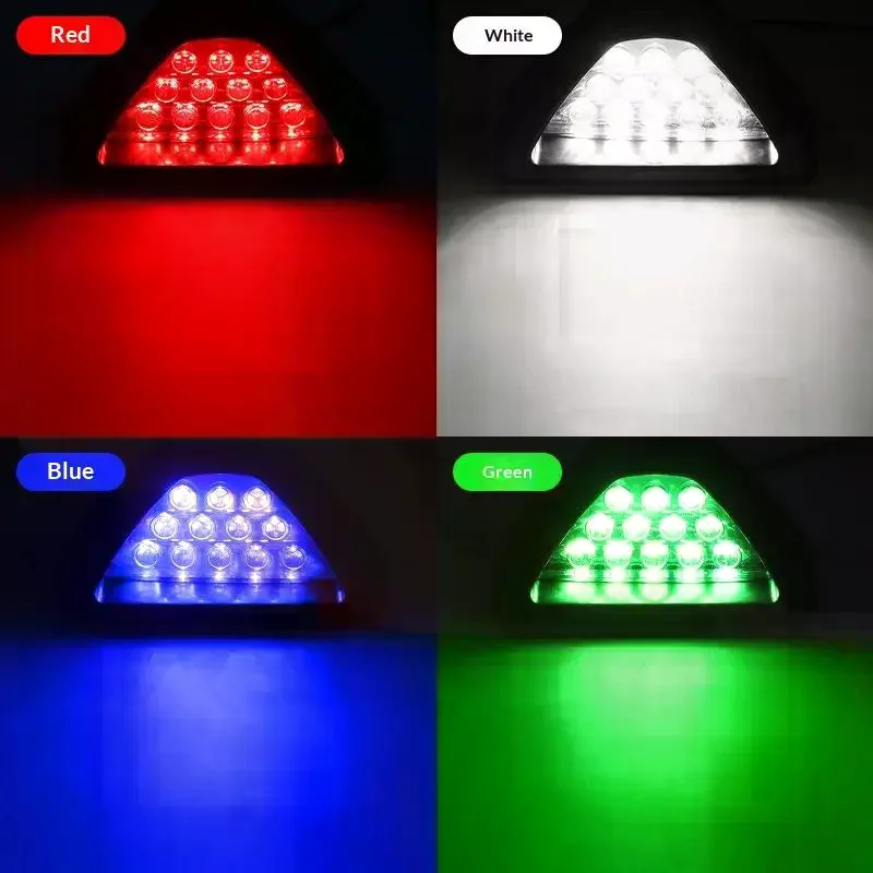 Car Universal 12LED Brake Signal Lamp Rear Fog Light Triangle Tail Lamp Sporty Look for Night Safe Driving
Car Universal 12LED Brake Signal Lamp Rear Fog Light Triangle Tail Lamp Sporty Look for Night Safe Driving