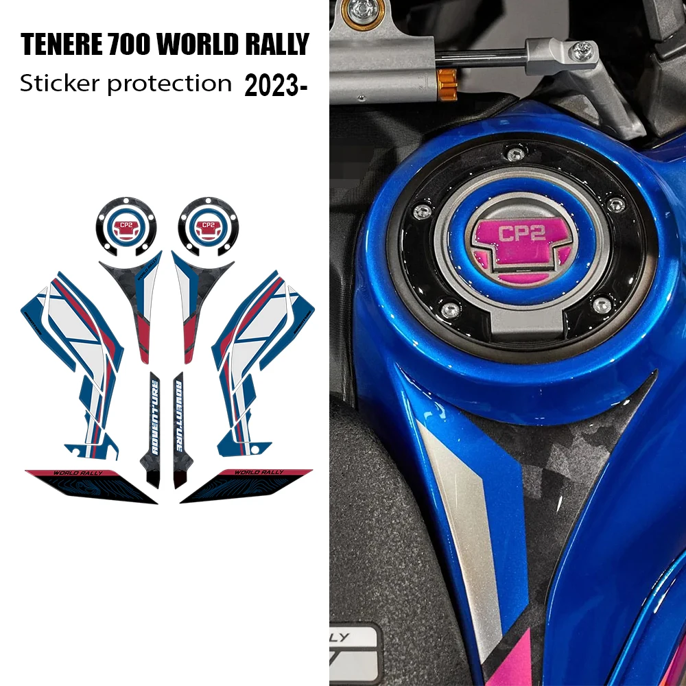 Комплект защиты 3D эпоксидной наклейки для Tenere 700 World Rally 2023 T700 2024, аксессуары для мотоциклов, защитная наклейка на бак
Комплект защиты 3D эпоксидной наклейки для Tenere 700 World Rally 2023 T700 2024, аксессуары для мотоциклов, защитная наклейка на бак