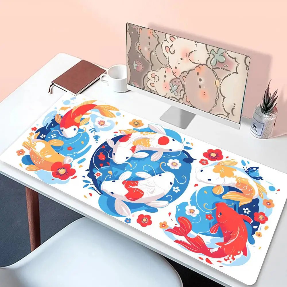 Illustration fish 100x50cm lock edge mouse pad oversized game table mat keyboard pad mouse pads beast table mat gift mouse mats
Illustration fish 100x50cm lock edge mouse pad oversized game table mat keyboard pad mouse pads beast table mat gift mouse mats