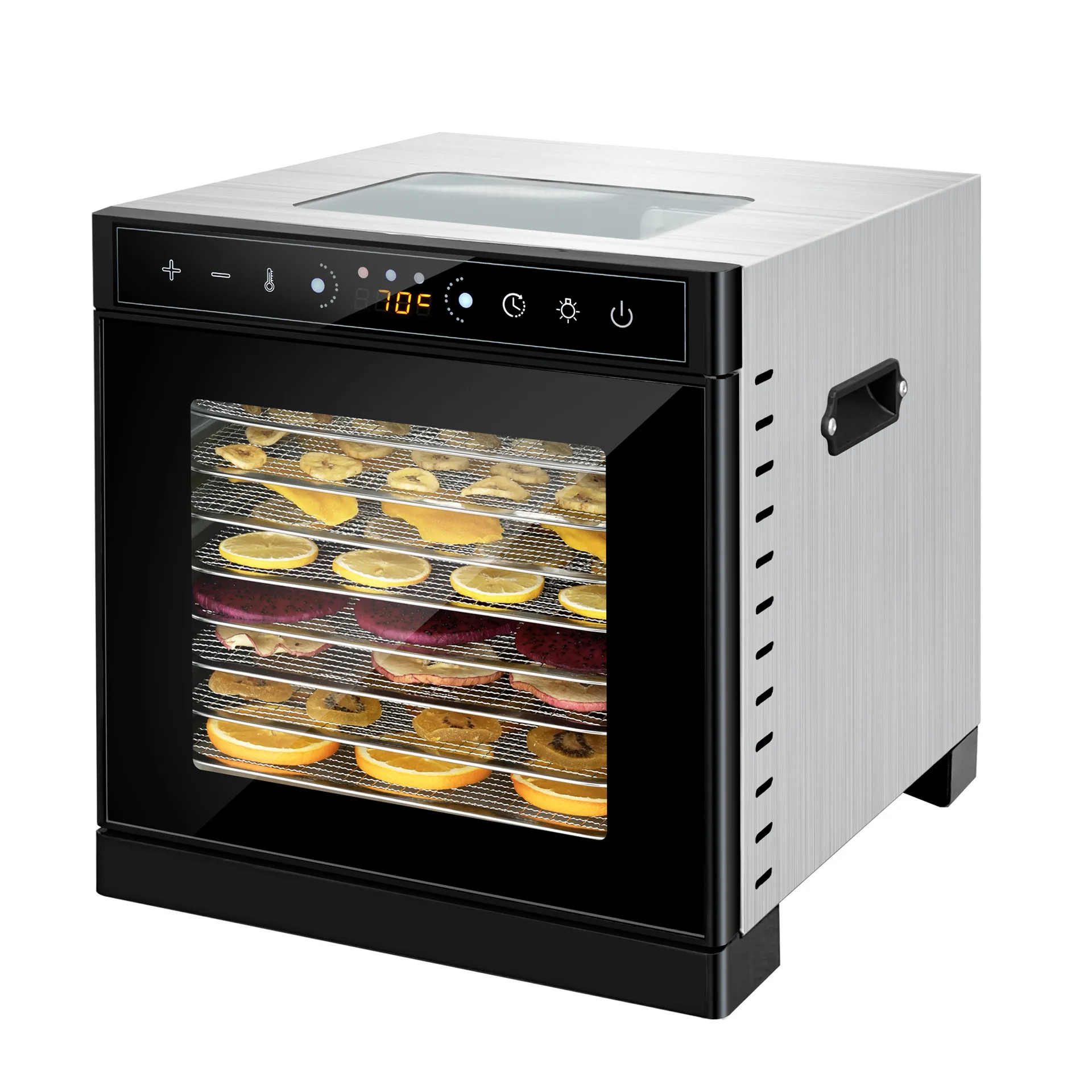 Skylight model household food dehydrator, air-drying pet snacks, dried fruit machine, small vegetable and fruit dryer
Skylight model household food dehydrator, air-drying pet snacks, dried fruit machine, small vegetable and fruit dryer