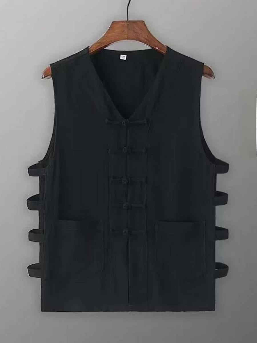 Мужская льняная рубашка-поло с вырезами, хлопково-льняная, в китайском стиле, винтажная, на пуговицах, дышащая, летняя
Мужская льняная рубашка-поло с вырезами, хлопково-льняная, в китайском стиле, винтажная, на пуговицах, дышащая, летняя