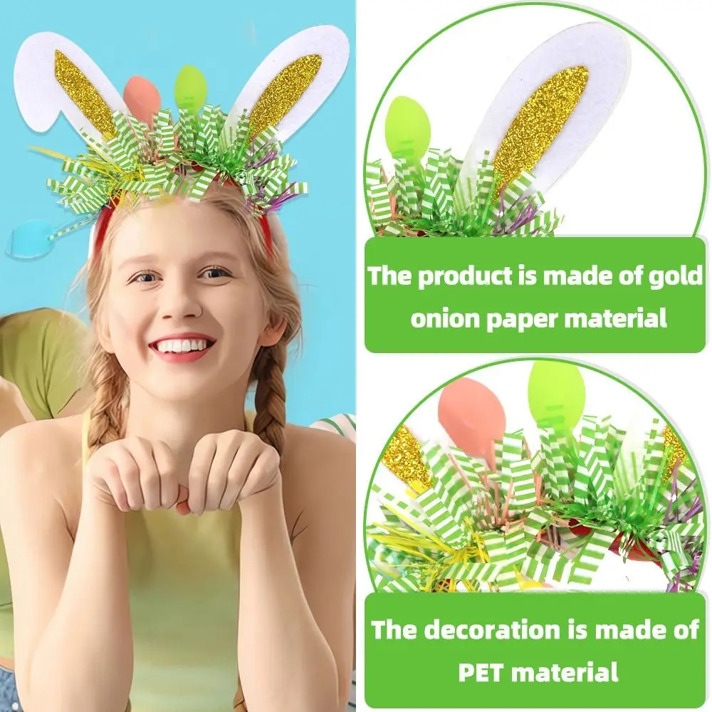 Colorful Easter Rabbit Ears Headbands Wear-resistant Non-slip Bunny Ears Hair Hoop Exquisite Sequin Cosplay Headbands
Colorful Easter Rabbit Ears Headbands Wear-resistant Non-slip Bunny Ears Hair Hoop Exquisite Sequin Cosplay Headbands