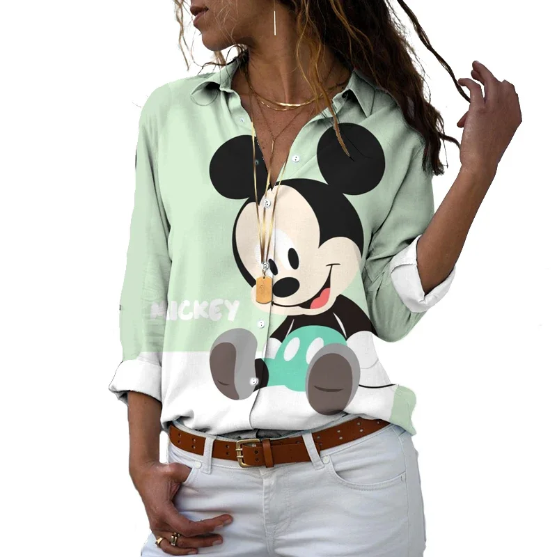 New Street Harajuku Long Sleeve Shirt Minnie Cartoon Pattern Print 2025 Ladies Lapel Single Breasted Fashion Casual Shirt y2k
New Street Harajuku Long Sleeve Shirt Minnie Cartoon Pattern Print 2025 Ladies Lapel Single Breasted Fashion Casual Shirt y2k