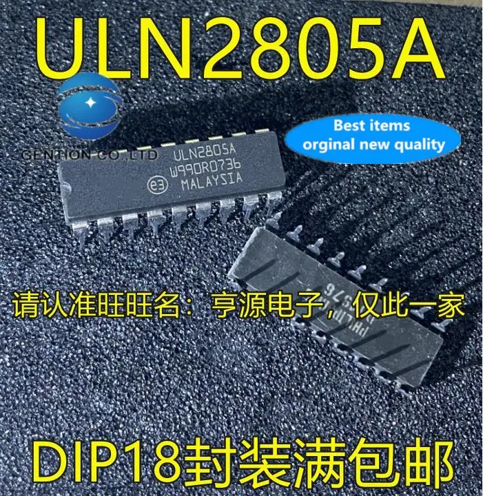 10pcs 100% orginal new in stock ULN2805 ULN2805A DIP-18 feet in-line Darlington dual in-line transistor driver IC
10pcs 100% orginal new in stock ULN2805 ULN2805A DIP-18 feet in-line Darlington dual in-line transistor driver IC