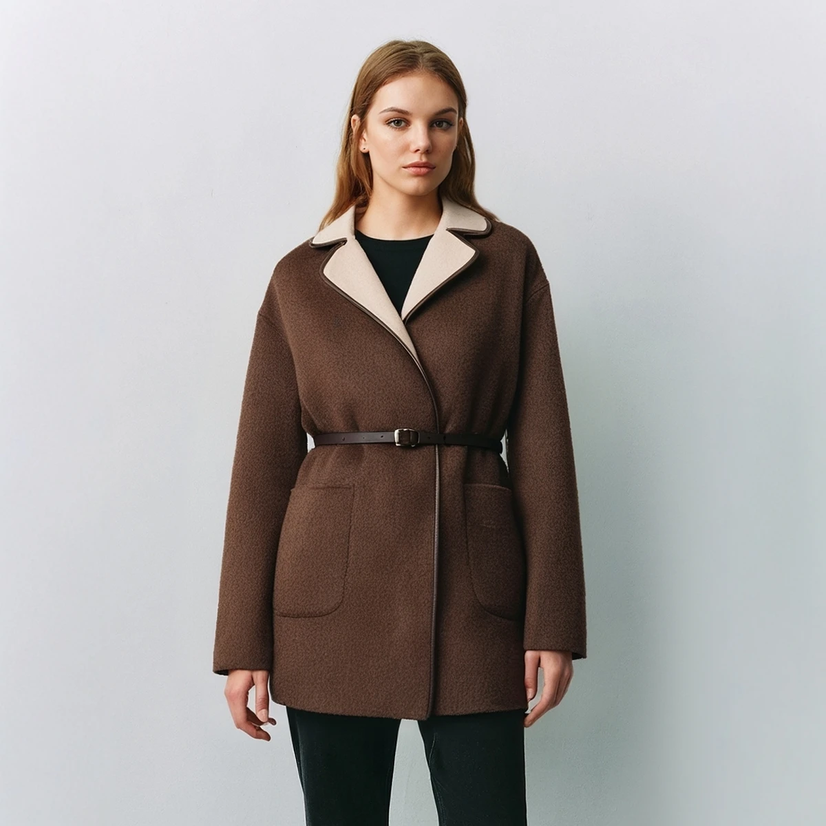 K1810X High quality 70% Australian Wool coats autumn and winter new luxury women's Clothing jacket hooded top
K1810X High quality 70% Australian Wool coats autumn and winter new luxury women's Clothing jacket hooded top