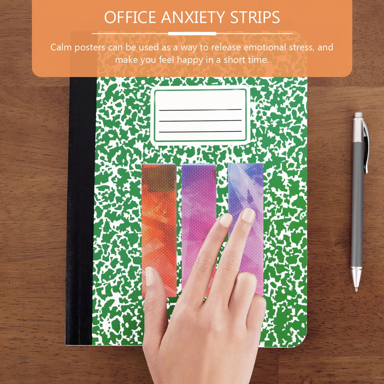 12Pcs Calm Stickers Premium Peva PVC Rough Texture Sensory Strips for Desk Phone Back Decor Stress Relief Anxiety Reduction
12Pcs Calm Stickers Premium Peva PVC Rough Texture Sensory Strips for Desk Phone Back Decor Stress Relief Anxiety Reduction
