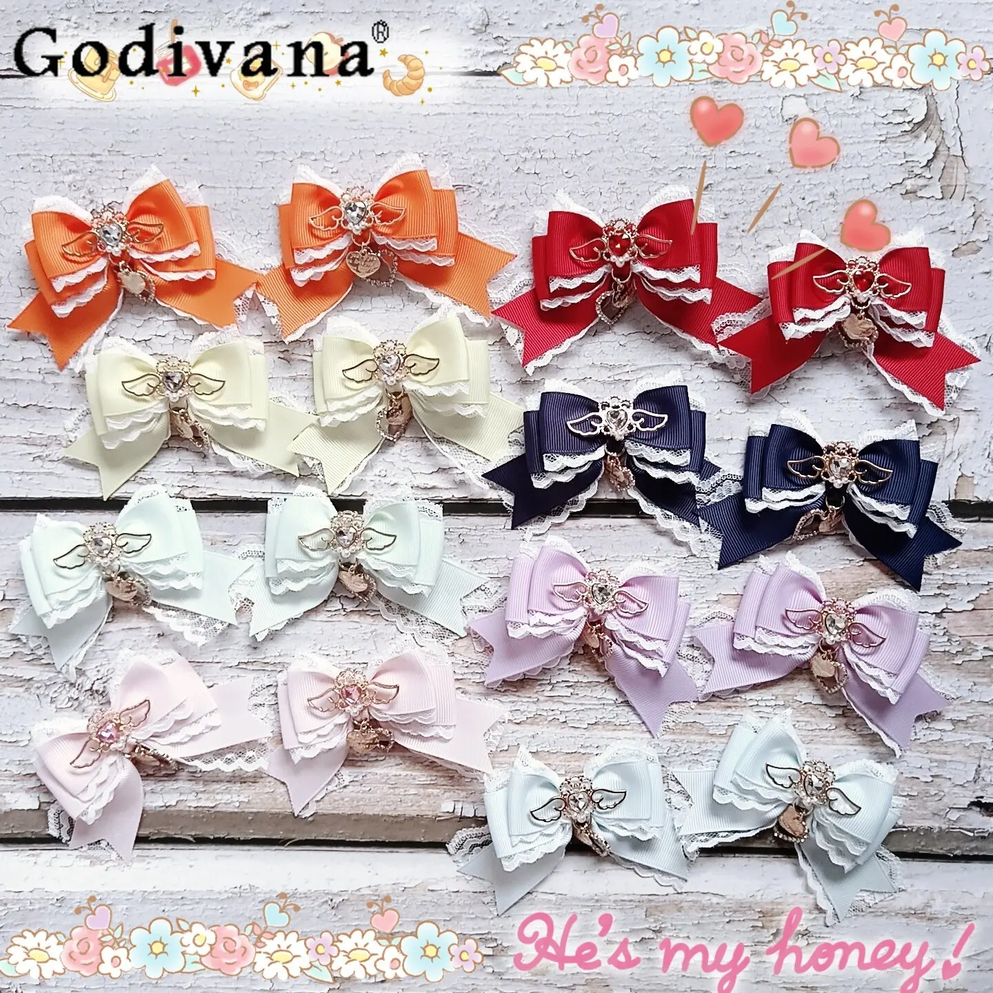 Japanese Mine Series Mass-produced Lolita Bow Hairpin Hair Accessories Girl Woman's Sweet Cute Party Hairpin Princess Hairpin
Japanese Mine Series Mass-produced Lolita Bow Hairpin Hair Accessories Girl Woman's Sweet Cute Party Hairpin Princess Hairpin