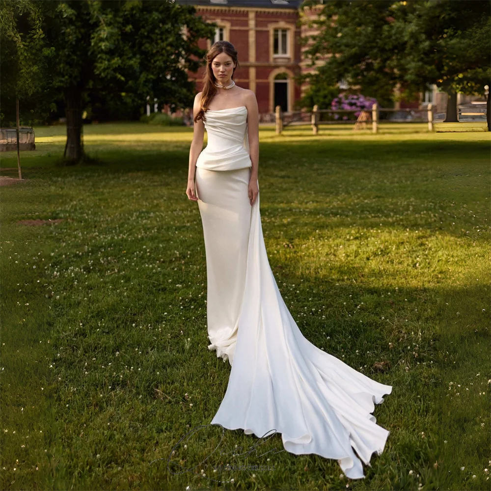 QICHE очаровательное плиссированное свадебное платье русалки с накидкой с вырезом лодочкой и цветами без рукавов с открытой спиной Vestidos De Novia 2026 по индивидуальному заказу
QICHE очаровательное плиссированное свадебное платье русалки с накидкой с вырезом лодочкой и цветами без рукавов с открытой спиной Vestidos De Novia 2026 по индивидуальному заказу