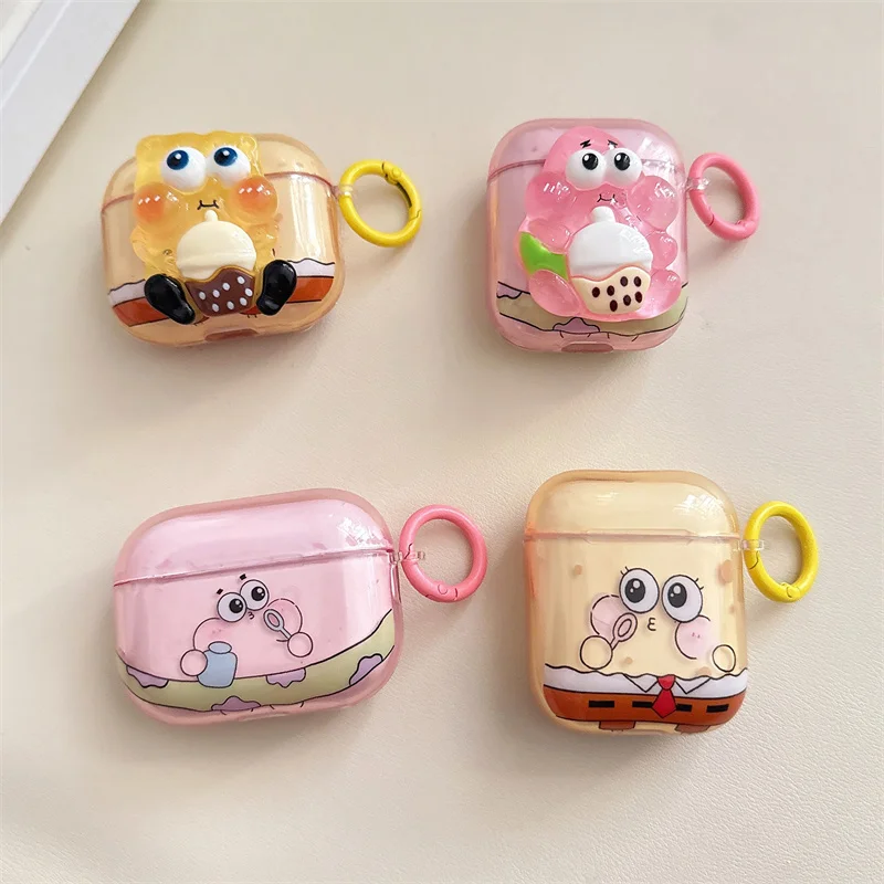 Kawaii Cartoon Bear Earphone Cover For Apple Airpods Pro 3 4 2 Case with Pendant Silicone Headset Protective Cases For Airpods 4
Kawaii Cartoon Bear Earphone Cover For Apple Airpods Pro 3 4 2 Case with Pendant Silicone Headset Protective Cases For Airpods 4