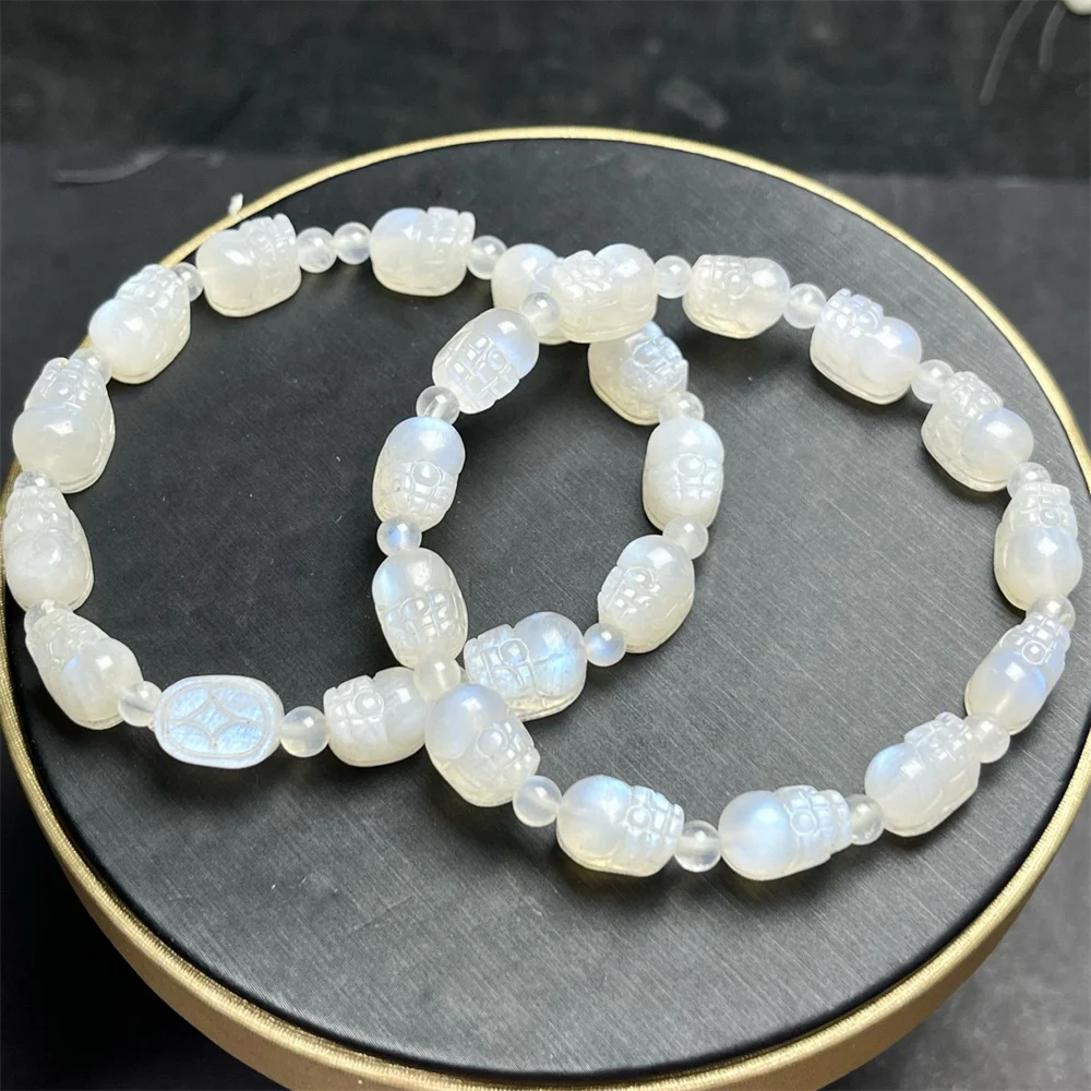 1 Pc Fengbaowu Natural Blue Moonshine Pixiu Bracelet Mythical Animal Beads Crystal Healing Stone Fashion Jewelry Gift Women Men
1 Pc Fengbaowu Natural Blue Moonshine Pixiu Bracelet Mythical Animal Beads Crystal Healing Stone Fashion Jewelry Gift Women Men