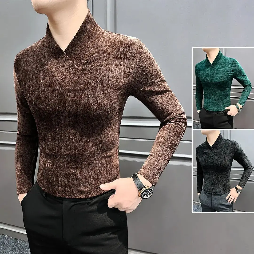 Men's Long Sve V-Ne Base irt Casual T-irt Autumn Winter New Sle CleanFit Sle Comfortable Feeling Faionable
Men's Long Sve V-Ne Base irt Casual T-irt Autumn Winter New Sle CleanFit Sle Comfortable Feeling Faionable