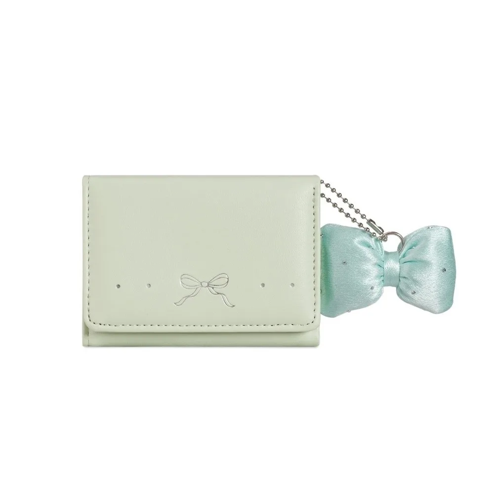 Sweet Pendant Bow Wallet Korean Style Foldable Short Wallet Multi-functional Solid Color Mini Card Holder Daily
Sweet Pendant Bow Wallet Korean Style Foldable Short Wallet Multi-functional Solid Color Mini Card Holder Daily