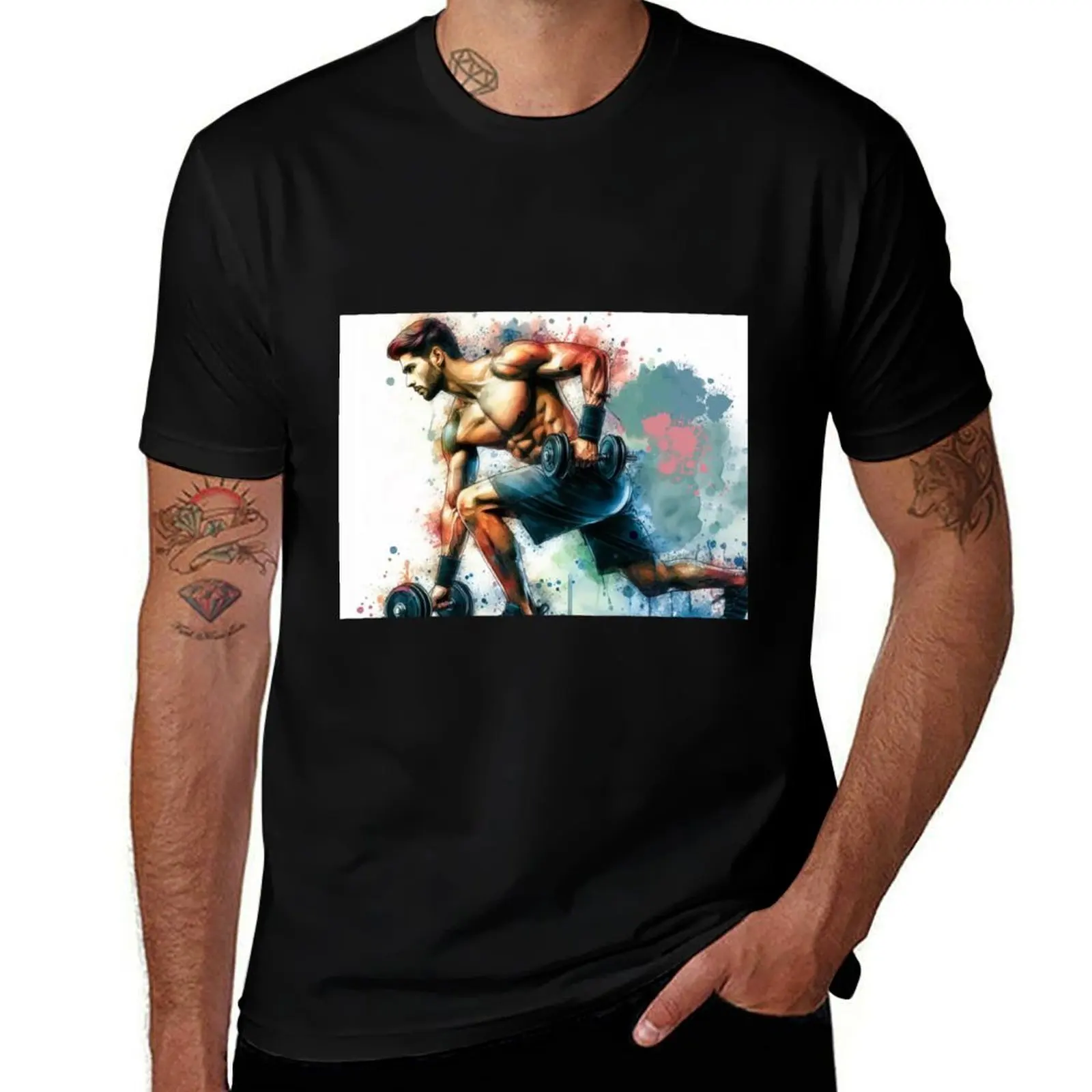 Fitness exercise in watercolor T-Shirt cotton graphic tees graphic t shirts oversized t shirt customizeds men t shirt
Fitness exercise in watercolor T-Shirt cotton graphic tees graphic t shirts oversized t shirt customizeds men t shirt
