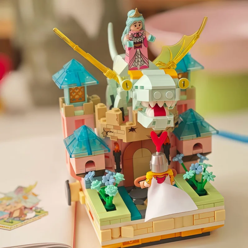 AREAX Building Blocks Assembled Fairy Tale Castle Scene Princess Dragon Knight Desktop Ornament Holiday Gift For Enthusiast
AREAX Building Blocks Assembled Fairy Tale Castle Scene Princess Dragon Knight Desktop Ornament Holiday Gift For Enthusiast