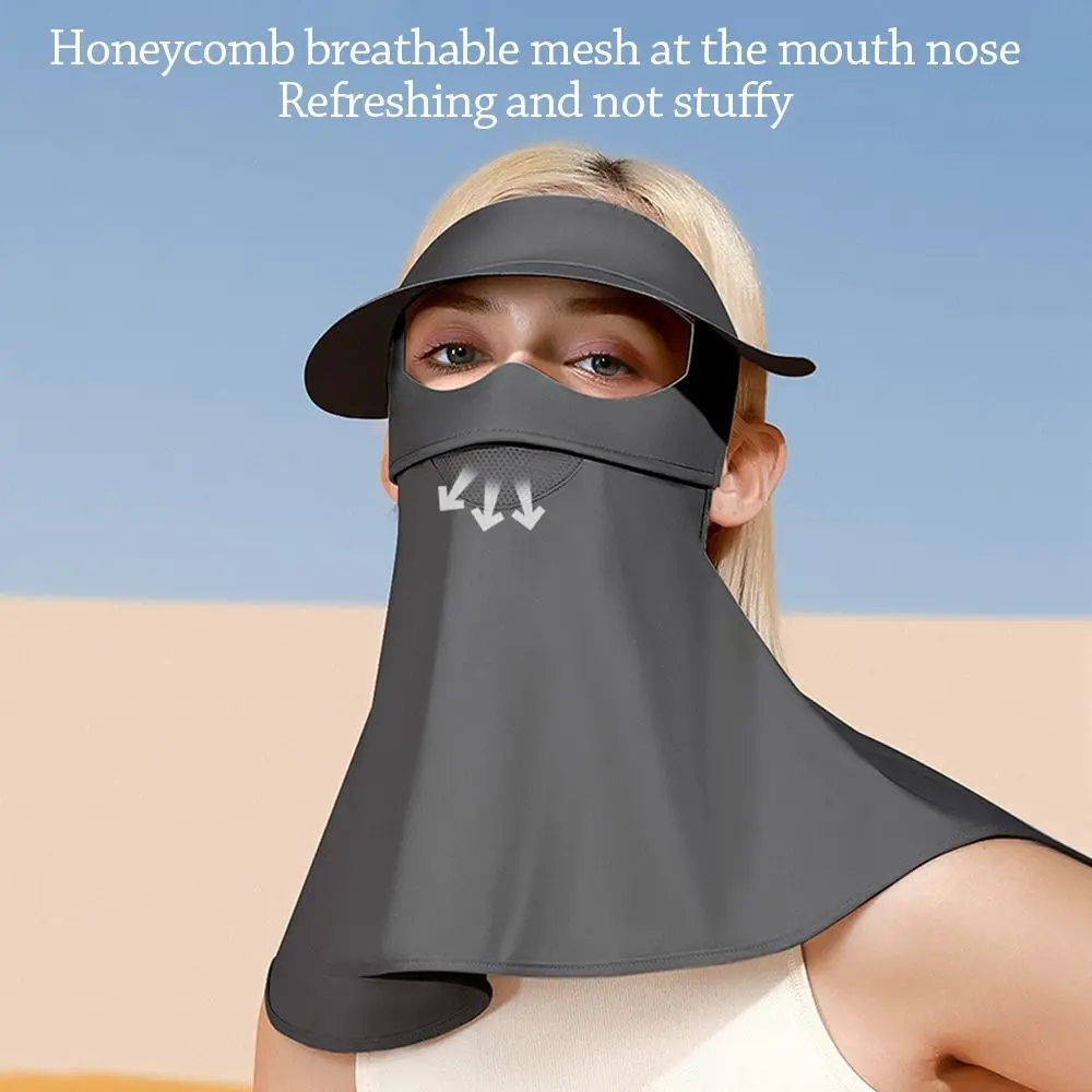 New Ice Silk Sun Protection Mask UPF50+ Breathable Anti-UV Neck Scarf Neck Protection Dustproof Sunshade Face Mask Cycling
New Ice Silk Sun Protection Mask UPF50+ Breathable Anti-UV Neck Scarf Neck Protection Dustproof Sunshade Face Mask Cycling