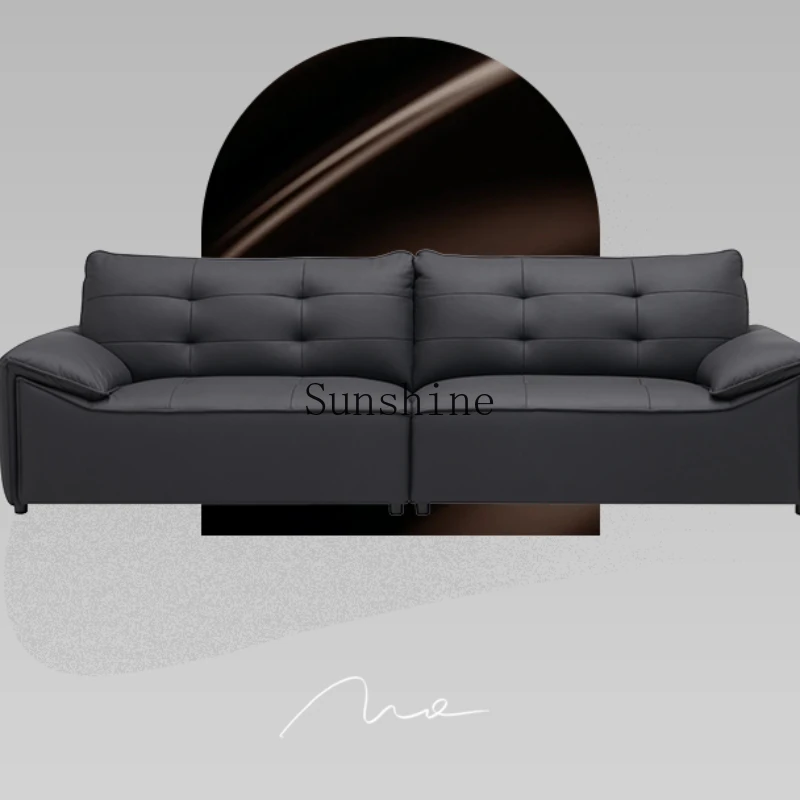 Big black cow straight row sofa medium and small apartment modern simple light luxury first-layer cowhide furniture
Big black cow straight row sofa medium and small apartment modern simple light luxury first-layer cowhide furniture