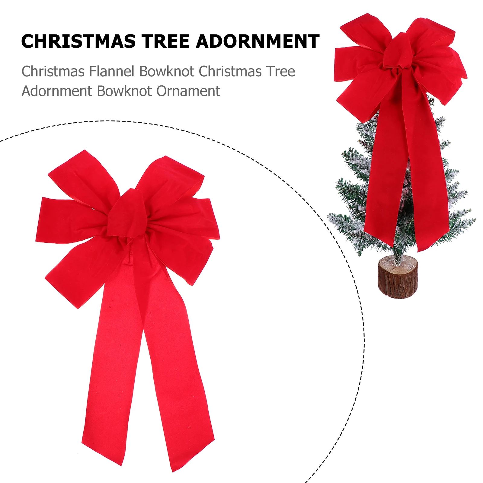 6 Pcs Bows 25cm x 40cm Red Reusable Decor Bowknot Ornament for Christmas Tree Adornment Tree Curtain Staircase Garland Gifts
6 Pcs Bows 25cm x 40cm Red Reusable Decor Bowknot Ornament for Christmas Tree Adornment Tree Curtain Staircase Garland Gifts