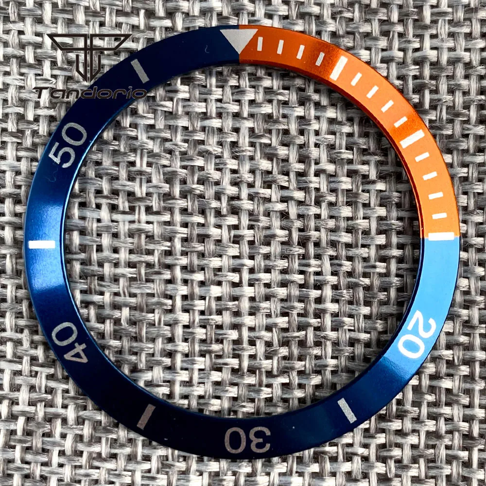 38mm*30.6mm Sloping Blue Orange Silver Aluminum Bezel Insert Ring Fit 40mm SUB Watch Case Spare Parts Accessories Replacements
38mm*30.6mm Sloping Blue Orange Silver Aluminum Bezel Insert Ring Fit 40mm SUB Watch Case Spare Parts Accessories Replacements