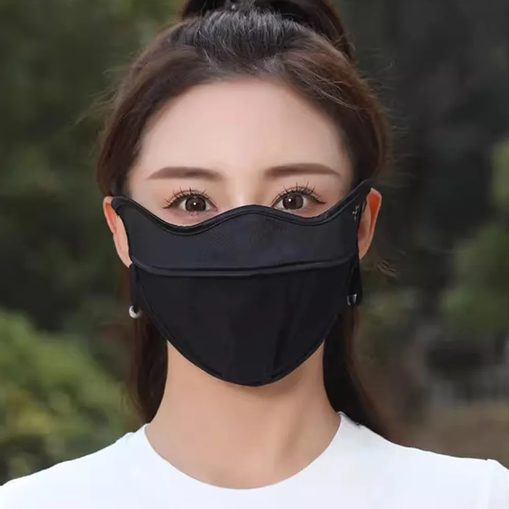 Portable Reusable UV Face Mask Breathable Summer Ice Silk Face Cover Washable Thin Cover Fishing Face Mask Outdoor
Portable Reusable UV Face Mask Breathable Summer Ice Silk Face Cover Washable Thin Cover Fishing Face Mask Outdoor