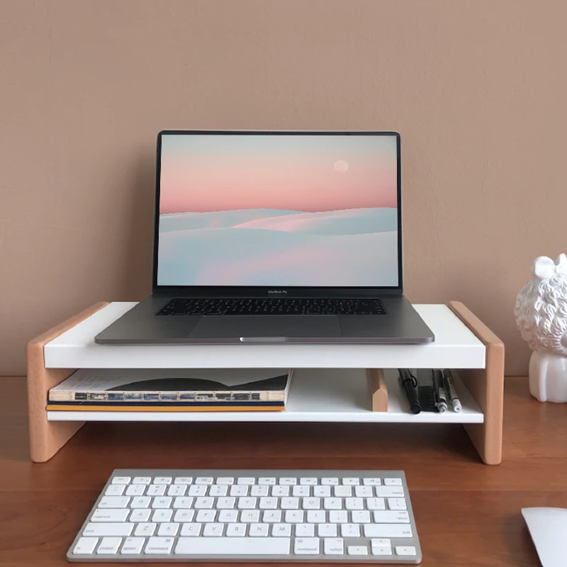Carbon Steel 2-Tier Monitor Stand Riser Solid Wood Desk Organizer Office Display Shelf Ergonomic Computer Base for Workspace
Carbon Steel 2-Tier Monitor Stand Riser Solid Wood Desk Organizer Office Display Shelf Ergonomic Computer Base for Workspace