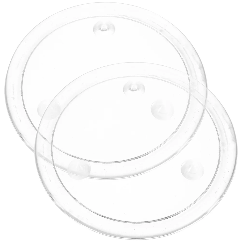 2Pcs Glass Holders Transparent Round Stable Pillar Plates for Home Wedding Party Decoration Table Coasters
2Pcs Glass Holders Transparent Round Stable Pillar Plates for Home Wedding Party Decoration Table Coasters