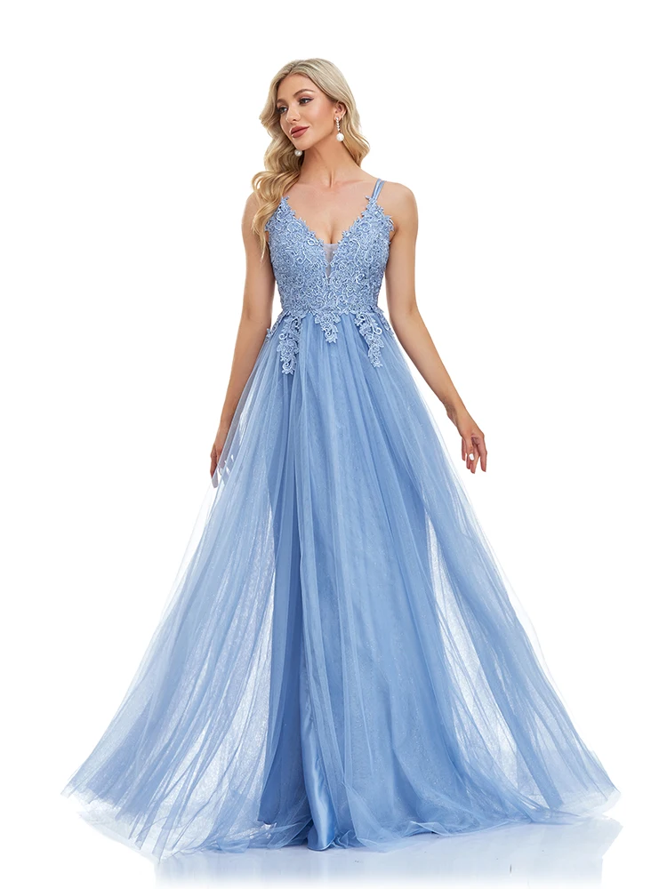 Lucyinlove Luxury Tulle Fine Embroidery Evening Dress 2024 Women Deep V-neck Aline Prom Party Green Dress Floor Length Blue Gown
Lucyinlove Luxury Tulle Fine Embroidery Evening Dress 2024 Women Deep V-neck Aline Prom Party Green Dress Floor Length Blue Gown