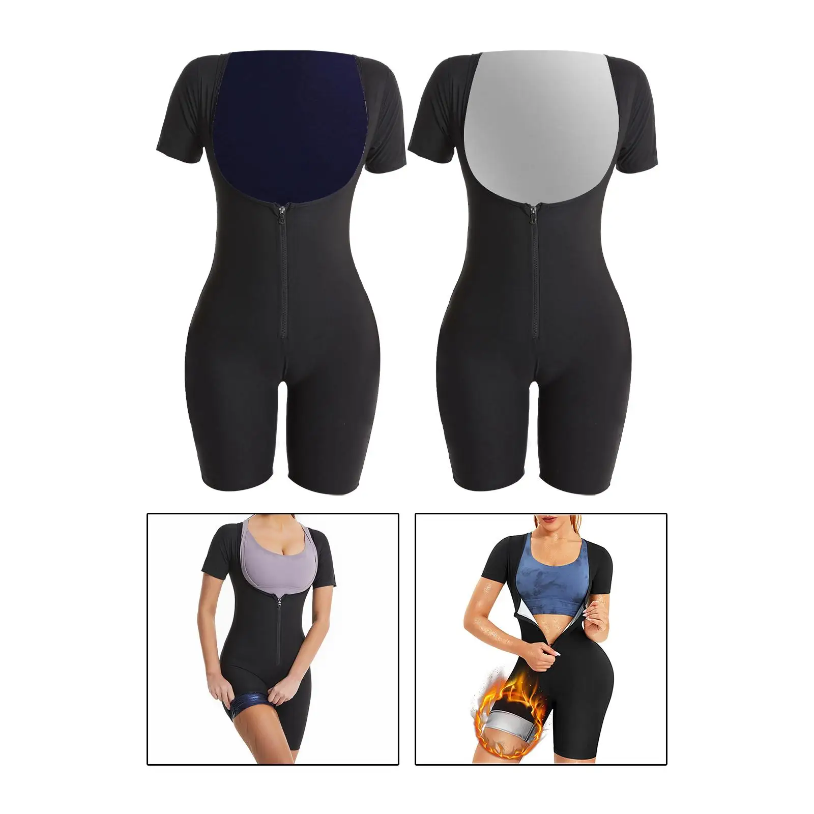 Sauna Suits Women Men Activewear Bodysuit for Running Exercise Fitness
Sauna Suits Women Men Activewear Bodysuit for Running Exercise Fitness