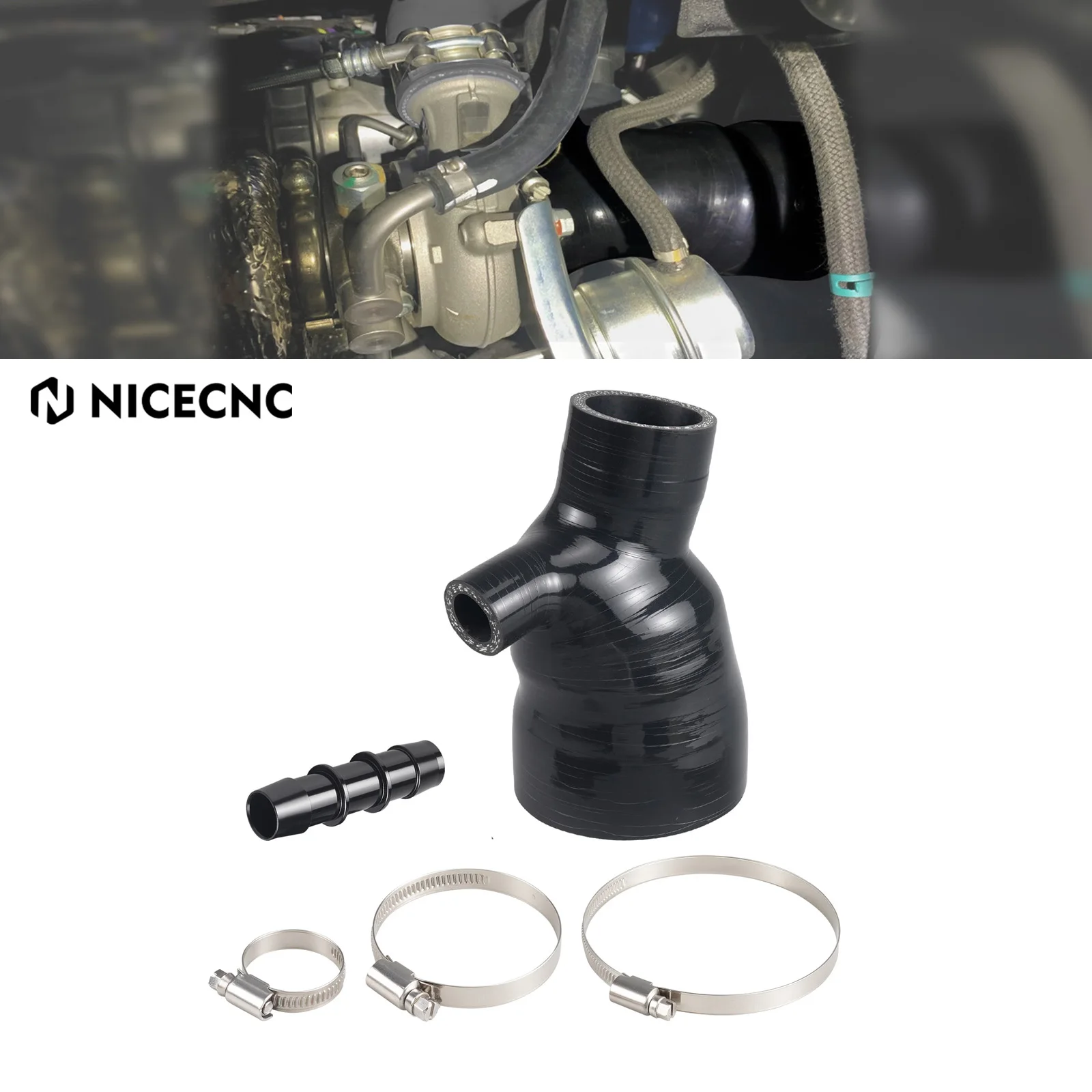 NICECNC Turbo Silicone Intake Hose Kit For Can-Am Maverick X3 2020-2024 RS DS Turbo DPS Max 4x4 R RR High Flow UTV Racing Part
NICECNC Turbo Silicone Intake Hose Kit For Can-Am Maverick X3 2020-2024 RS DS Turbo DPS Max 4x4 R RR High Flow UTV Racing Part