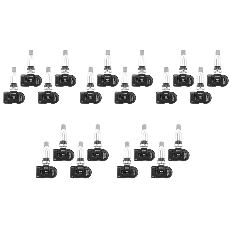 20Pcs TPMS Sensor 433Mhz 315MHZ Sensor 2 In 1 Tire Programmable TPMS Sensor For Tire Pressure Monitoring System
20Pcs TPMS Sensor 433Mhz 315MHZ Sensor 2 In 1 Tire Programmable TPMS Sensor For Tire Pressure Monitoring System