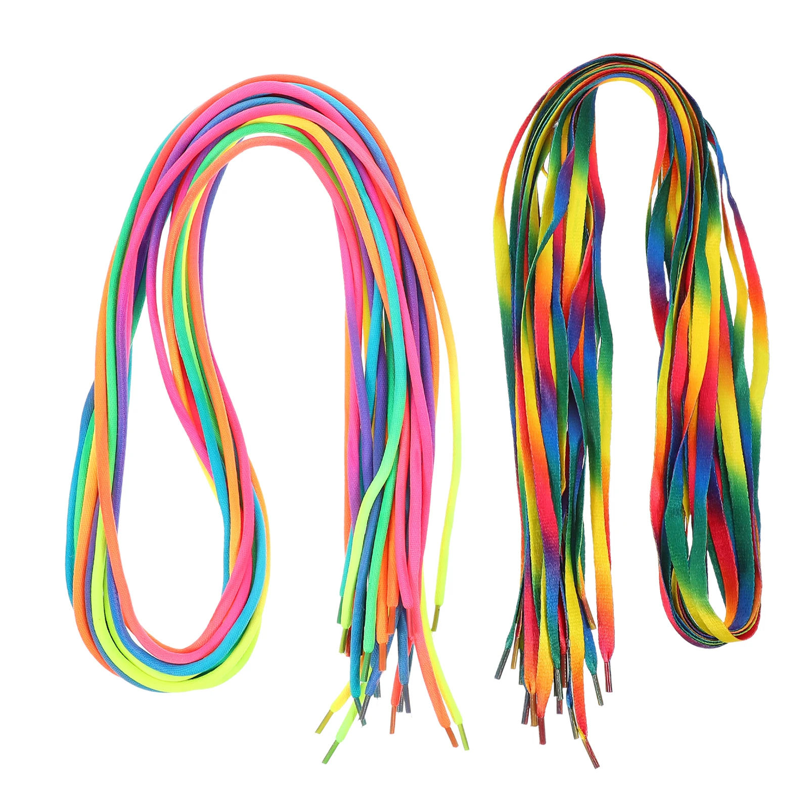 Rainbow Shoelace Gradient Color Sneaker 10Pairs Canvas Shoes Accessories Flat Round Laces Thickened Polyester Trainers Boots
Rainbow Shoelace Gradient Color Sneaker 10Pairs Canvas Shoes Accessories Flat Round Laces Thickened Polyester Trainers Boots