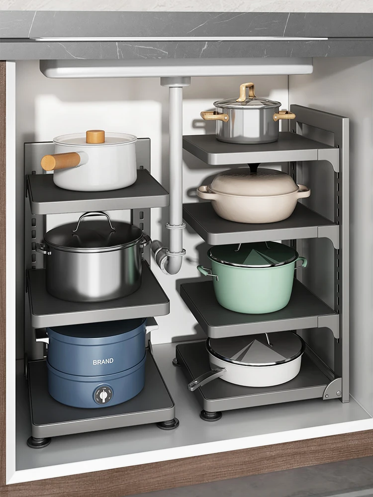 Кухонный многослойный шкаф для хранения Ra, домашний многофункциональный шкаф под раковину, держатель для кастрюли, многослойная подставка для кастрюли, эльф для хранения
Кухонный многослойный шкаф для хранения Ra, домашний многофункциональный шкаф под раковину, держатель для кастрюли, многослойная подставка для кастрюли, эльф для хранения