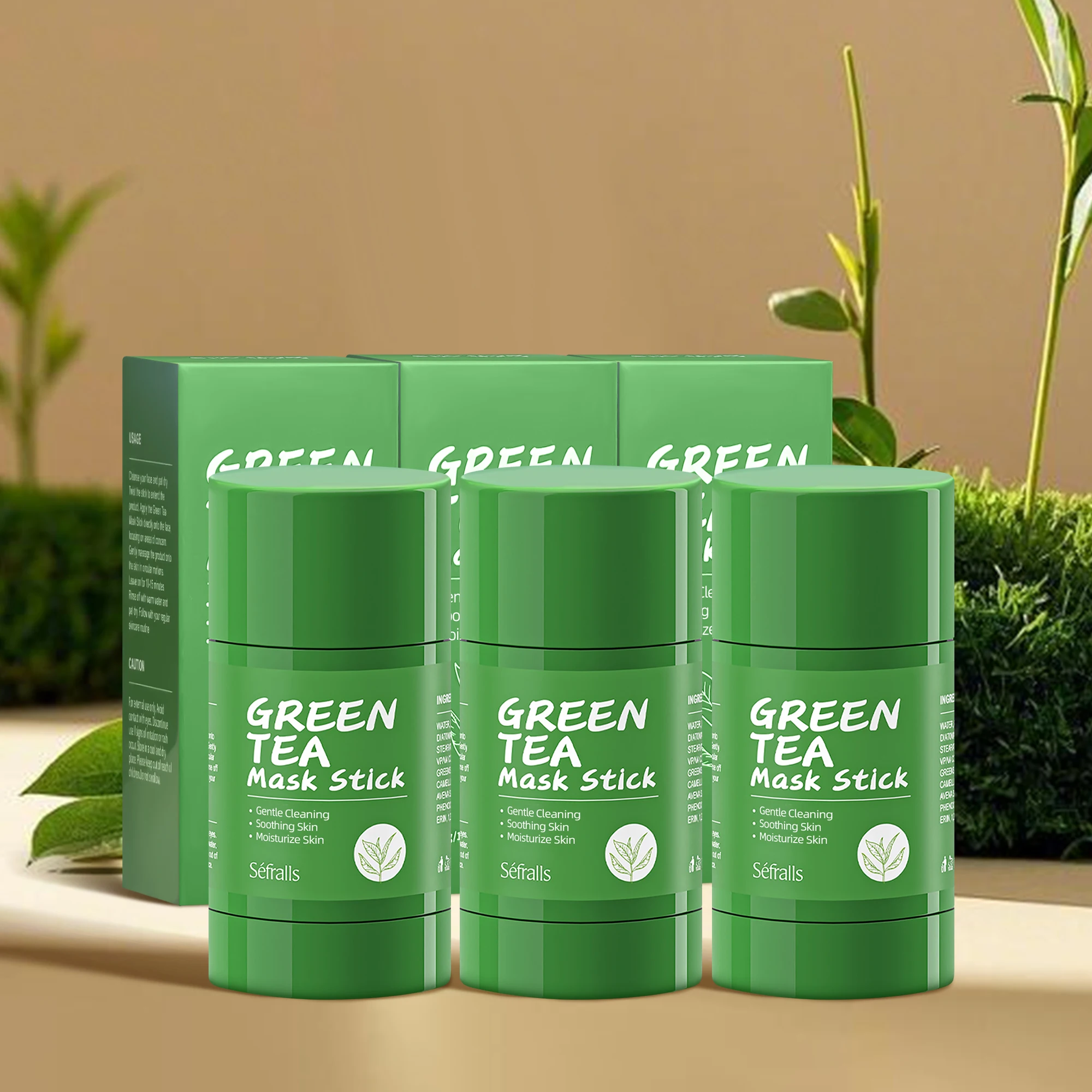 Séfralls 3-Pack Green Tea Mud Mask Stick (40g Each) - Infused with Plant & Green Tea Extracts for Deep Pore Cleaning
Séfralls 3-Pack Green Tea Mud Mask Stick (40g Each) - Infused with Plant & Green Tea Extracts for Deep Pore Cleaning