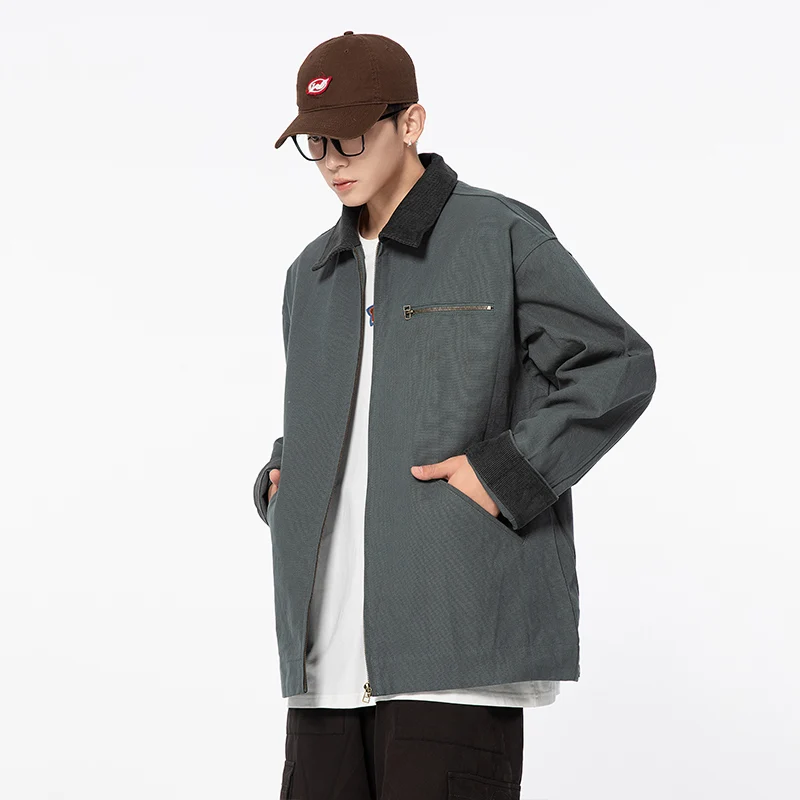 Men Japanese Streetwear Fashion Loose Casual Vintage Cargo Bomber Jacket Cityboy Coat Outerwear Spring Autumn Clothing
Men Japanese Streetwear Fashion Loose Casual Vintage Cargo Bomber Jacket Cityboy Coat Outerwear Spring Autumn Clothing