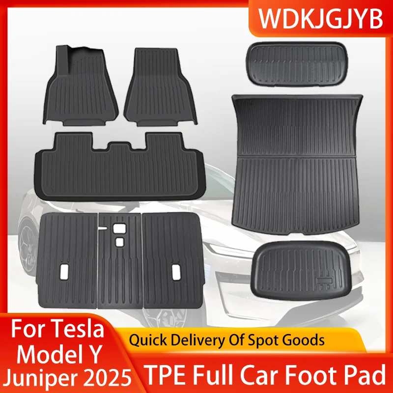 Full Car Foot Pad For New Tesla Model Y Juniper 2025 TPE Floor Mats Cargo Liner All Weather Trunk Mats Floor Liner Backrest Mats
Full Car Foot Pad For New Tesla Model Y Juniper 2025 TPE Floor Mats Cargo Liner All Weather Trunk Mats Floor Liner Backrest Mats