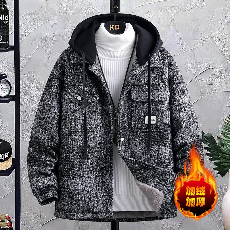 2025 Men's casual winter jacket youth loose cotton jacket Mens fashion Hooded Down cotton jacket Men Thick Warm Windproof
2025 Men's casual winter jacket youth loose cotton jacket Mens fashion Hooded Down cotton jacket Men Thick Warm Windproof