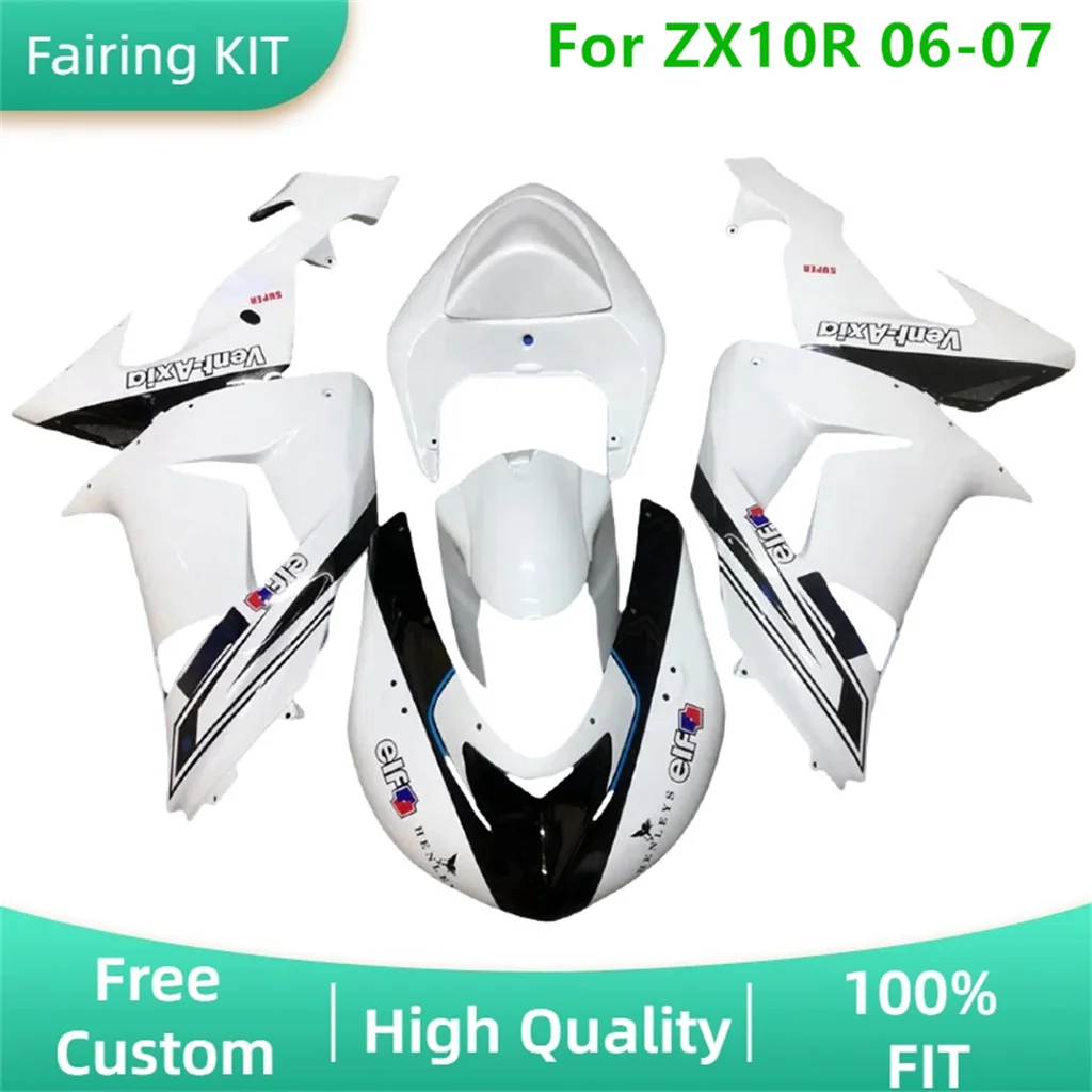 For 2006-2007 ZX-10R Kawasaki ZX10R 06 07 ZX 10R Prime Motorcycle Fairing Kit Repair Aftermarket Parts 100% Fit Injection Mold
For 2006-2007 ZX-10R Kawasaki ZX10R 06 07 ZX 10R Prime Motorcycle Fairing Kit Repair Aftermarket Parts 100% Fit Injection Mold