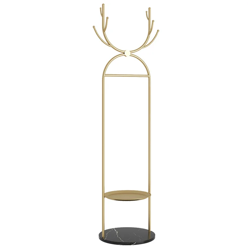 Italian light luxury hanger floor bedroom Internet celebrity entrance living room entrance coat rack 
Italian light luxury hanger floor bedroom Internet celebrity entrance living room entrance coat rack