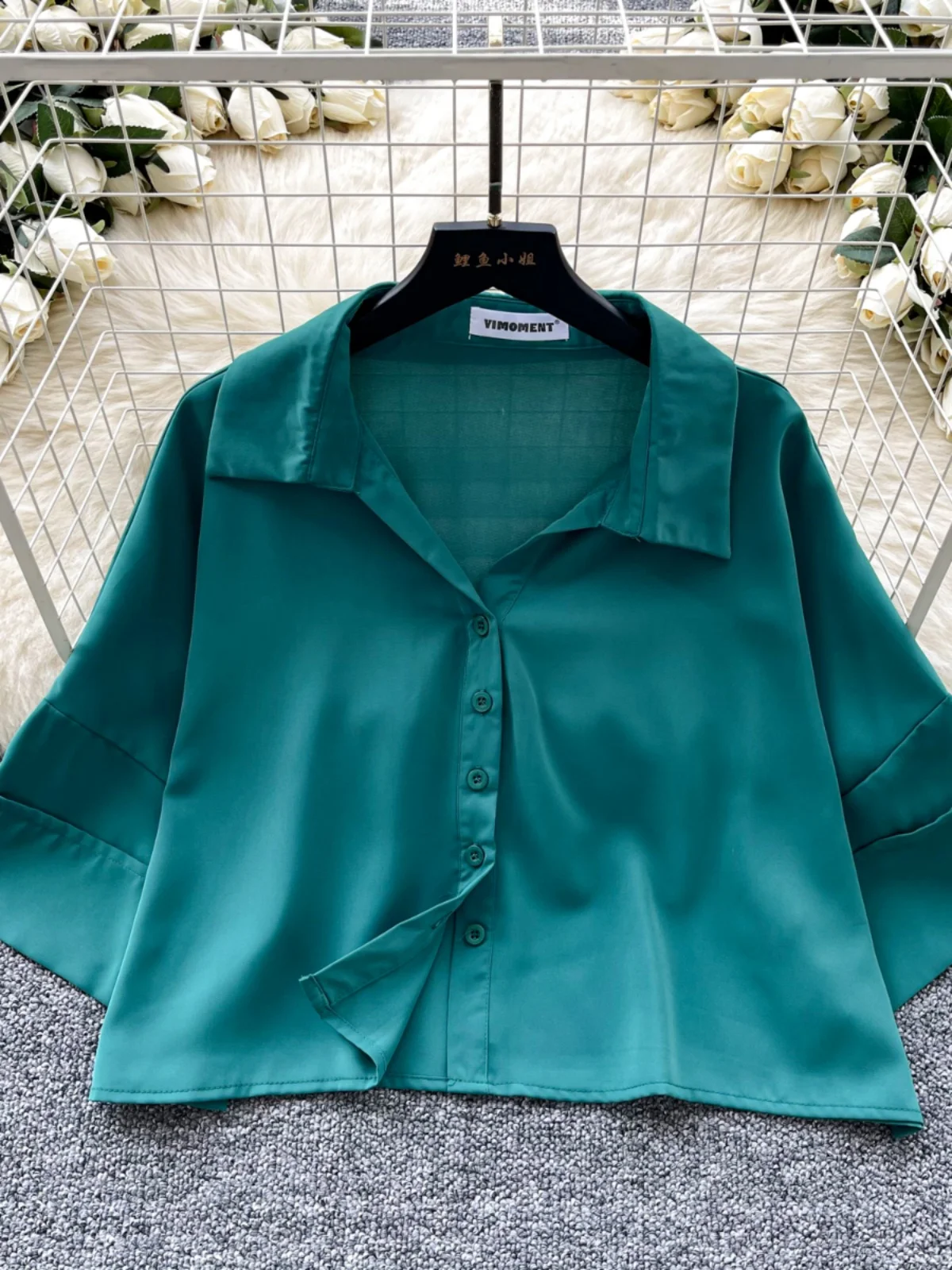 mat Collar irt Women's ort Crop Top Loose Slimming Simple Design Ele Personali Upper Apparel
mat Collar irt Women's ort Crop Top Loose Slimming Simple Design Ele Personali Upper Apparel