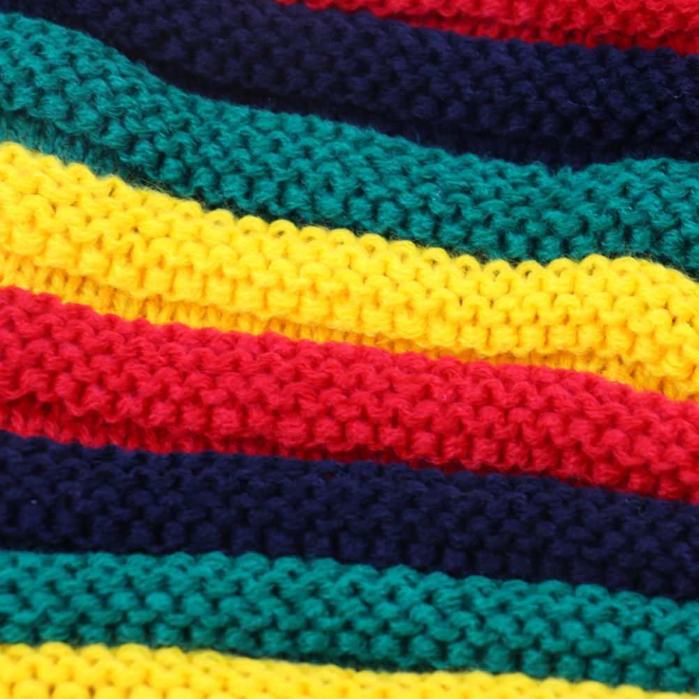 Rainbow Knitted Beanie Fashion for Woman Man 56cm 60cm Warm Woman Knitted Hat Adjustable Soft Cozy Cap Knit Hat
Rainbow Knitted Beanie Fashion for Woman Man 56cm 60cm Warm Woman Knitted Hat Adjustable Soft Cozy Cap Knit Hat