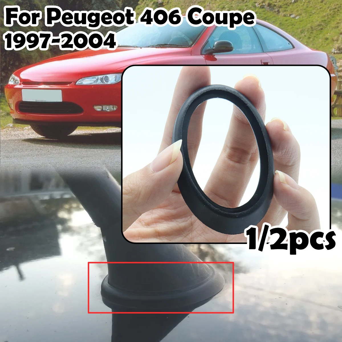 Car Roof Mast Whip Aerial Antenna Base Gasket Rubber Seal Pad Sealing Car Accessories For Peugeot 406 Coupe 1997 1998 1999- 2004
Car Roof Mast Whip Aerial Antenna Base Gasket Rubber Seal Pad Sealing Car Accessories For Peugeot 406 Coupe 1997 1998 1999- 2004