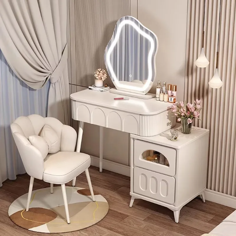 Modern Elegant Vanity Table Space Saving Fashion Girls Unique Vanity Table Aesthetic Luxury Meuble Coiffeuse Bedroom Furniture
Modern Elegant Vanity Table Space Saving Fashion Girls Unique Vanity Table Aesthetic Luxury Meuble Coiffeuse Bedroom Furniture