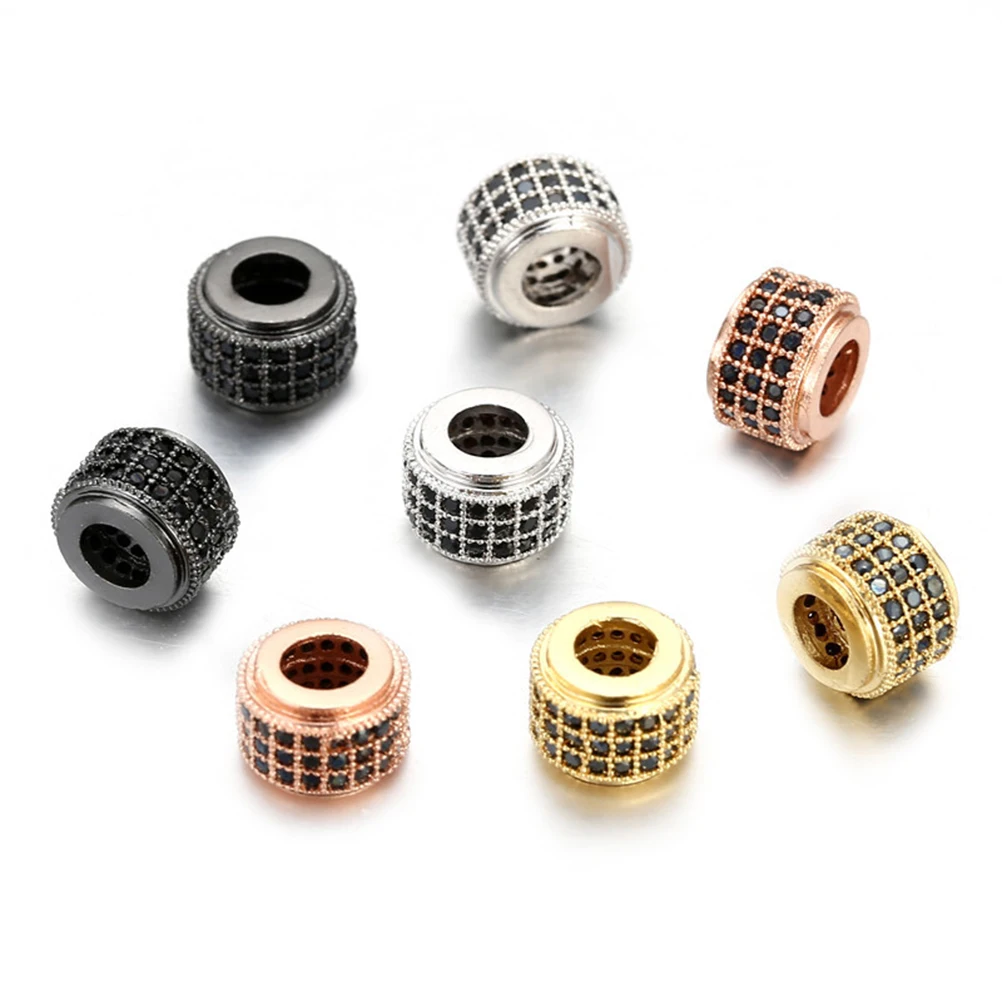 5pcs Zircon Spacer Beads Premium Metal Jewelry Making Accessories Durable Copper Loose Beads for Necklace Bracelet Earrings
5pcs Zircon Spacer Beads Premium Metal Jewelry Making Accessories Durable Copper Loose Beads for Necklace Bracelet Earrings