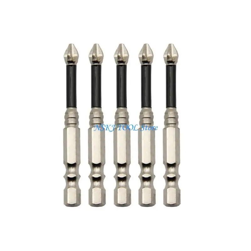 L8RC 5Pcs Impact Driver Bit Set With 50-150mm Crosses Screwdriver Bit for Screwdriver Drill Driver Enduring
L8RC 5Pcs Impact Driver Bit Set With 50-150mm Crosses Screwdriver Bit for Screwdriver Drill Driver Enduring